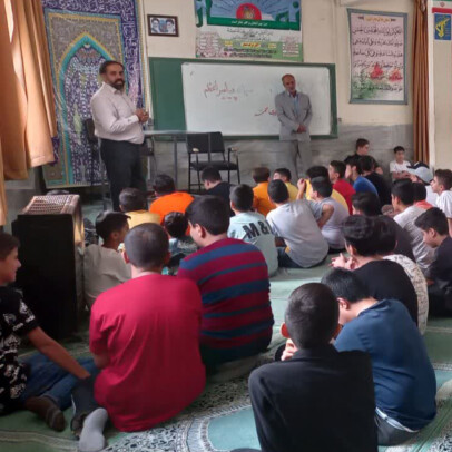 استقبال از شهید گمنام. دبیرستان دانش و معرفت